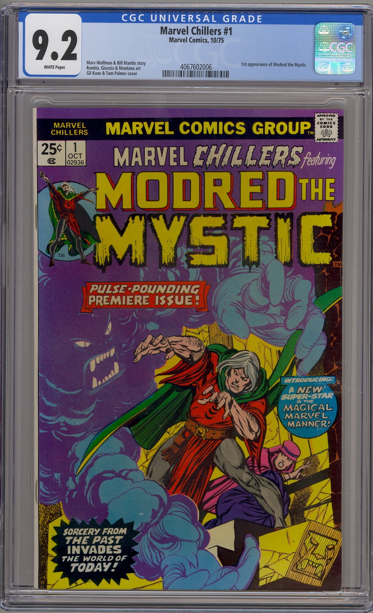 Marvel Chillers #1 (1975) Modred the Mystic