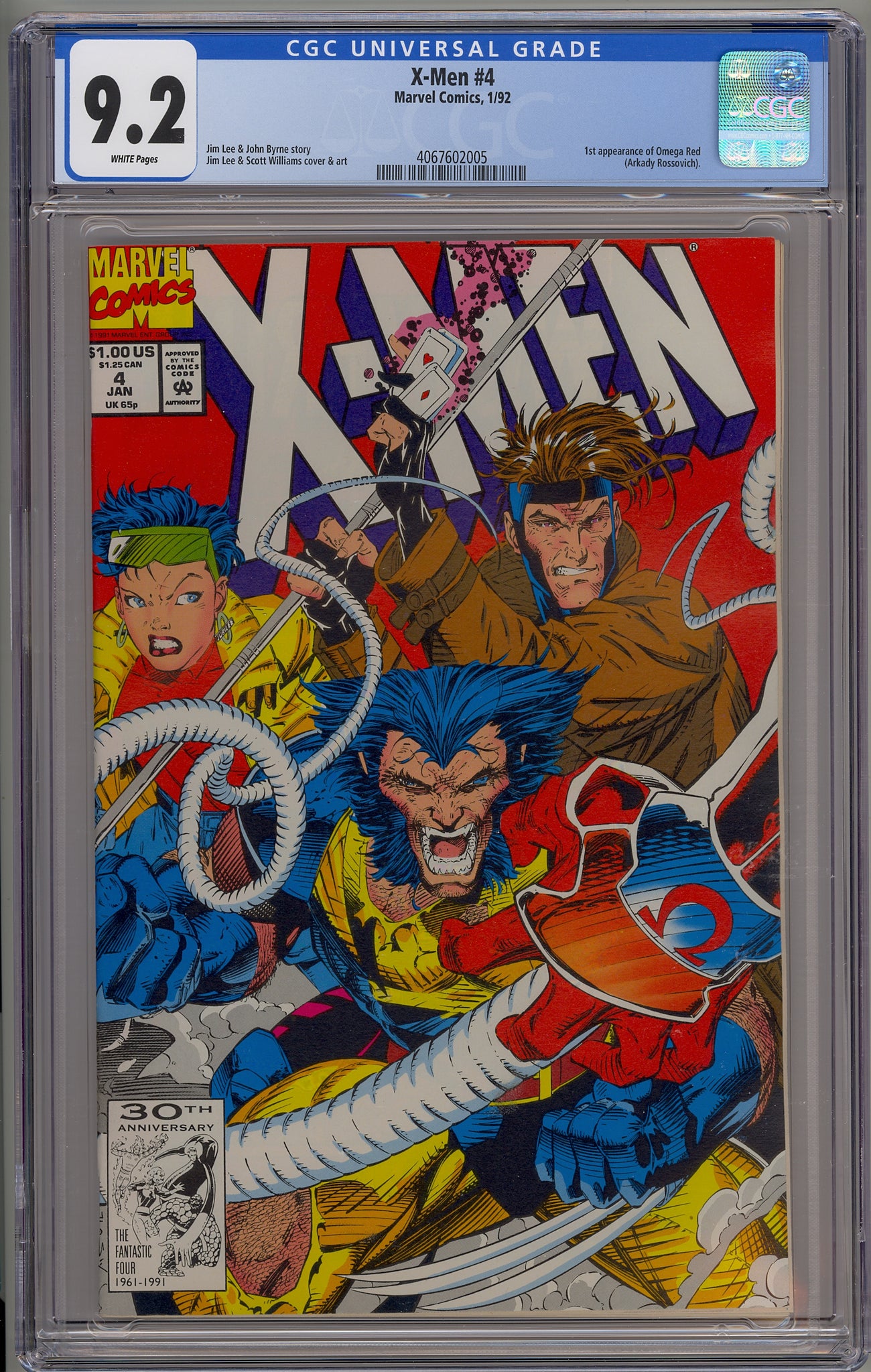 X-Men #4 (1992) Omega Red