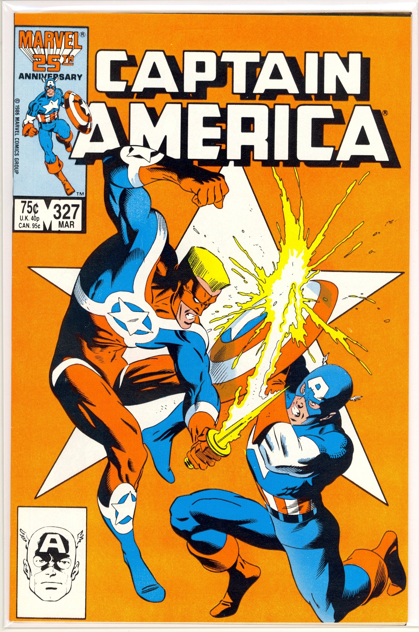 Captain America #327 (1987) John Walker/Super Patriot