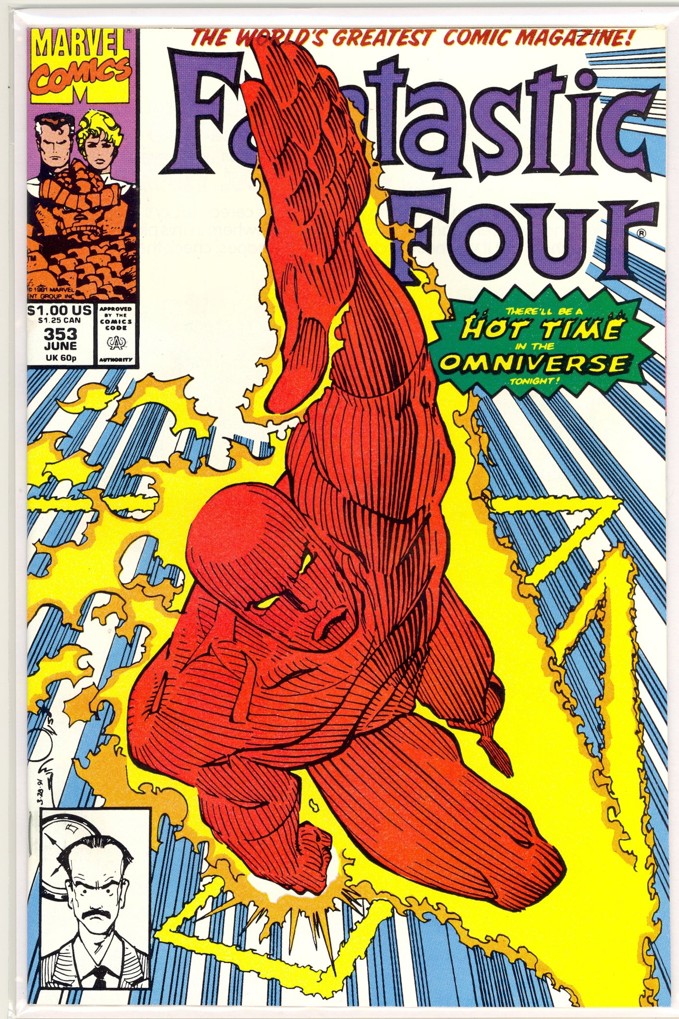 Fantastic Four #353 (1991) Mobius, Time Variance Authority