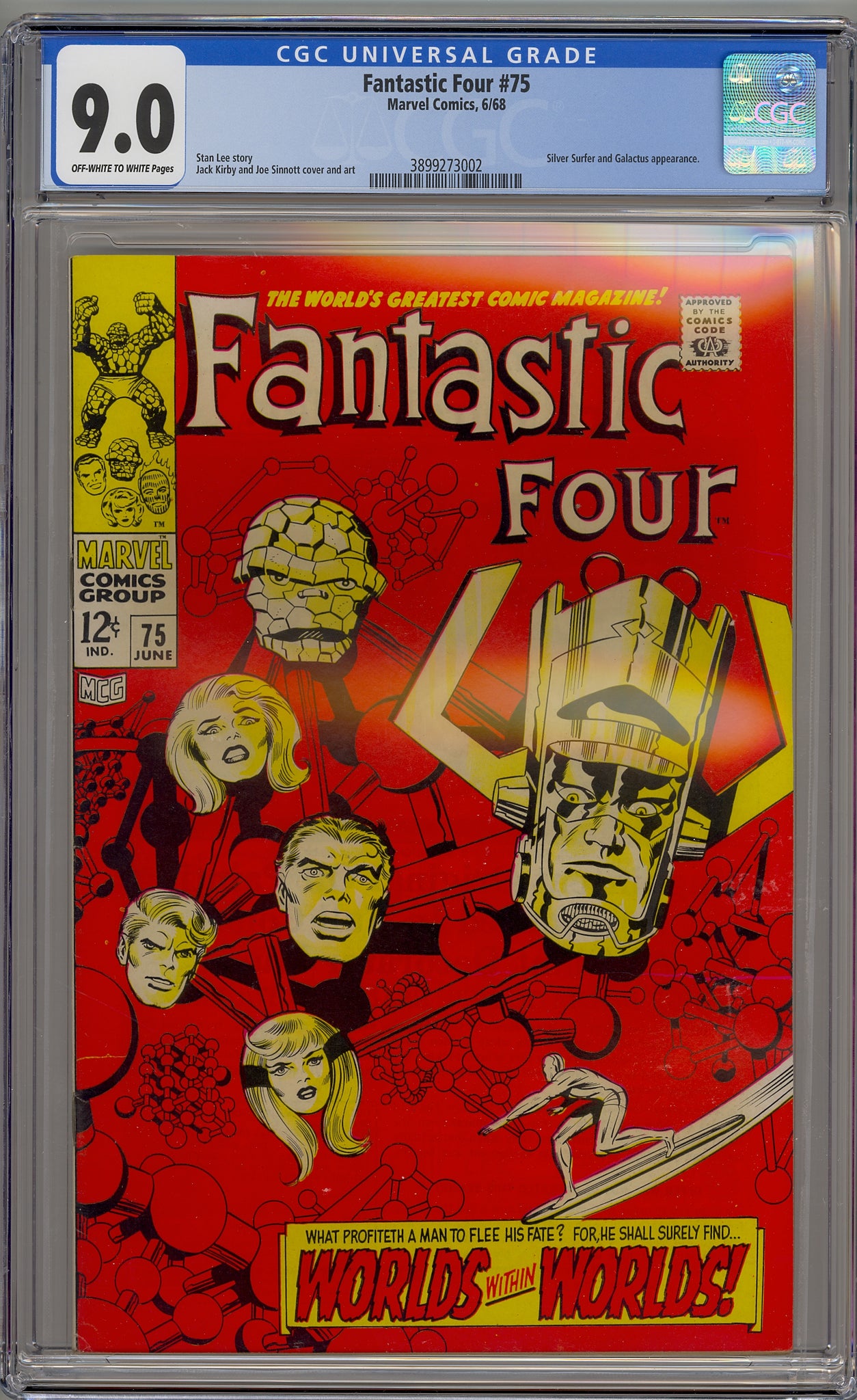 Fantastic Four #75 (1968) Silver Surfer, Galactus