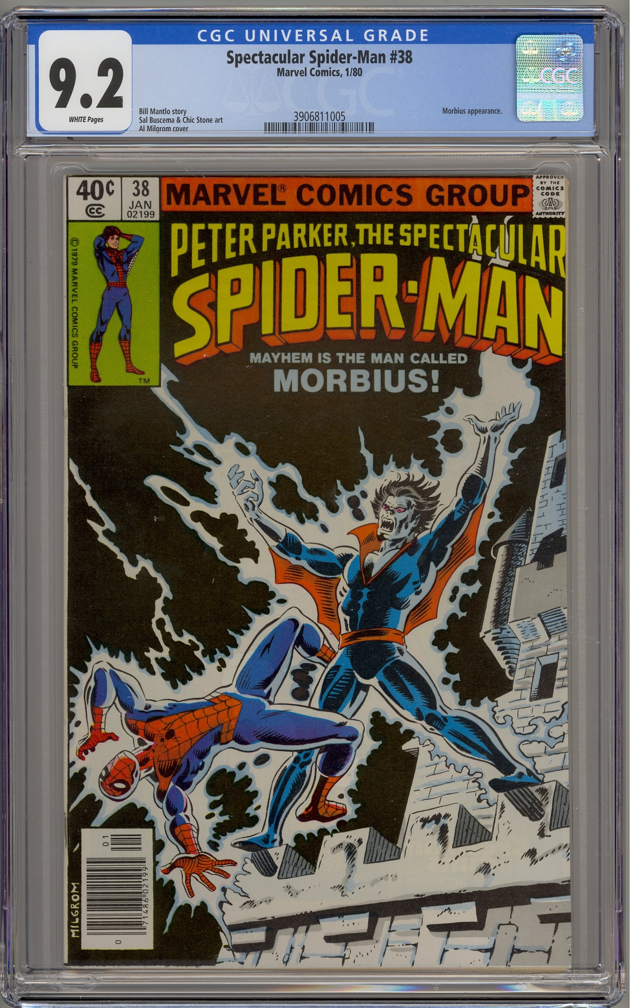 Spectacular Spider-Man #38 (1980) Morbius