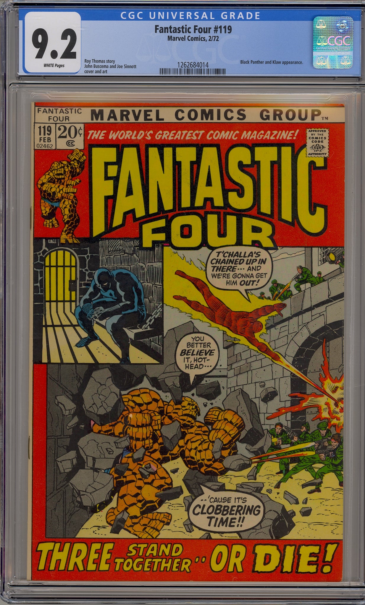 Fantastic Four #119 (1972) Black Panther